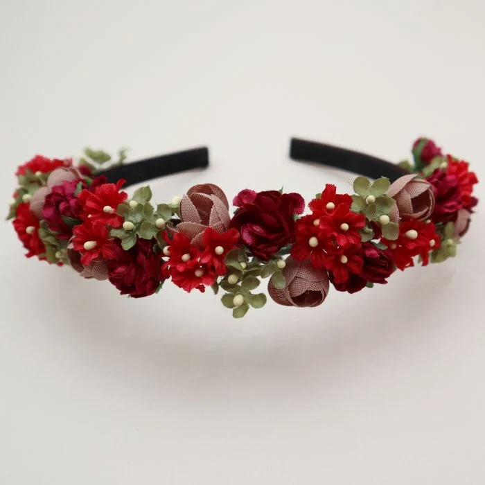 Haarreif Blüten Rosen