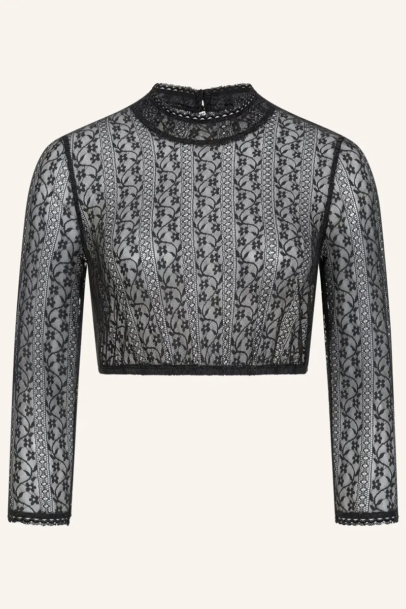 Dirndlbluse Calah Schwarz
