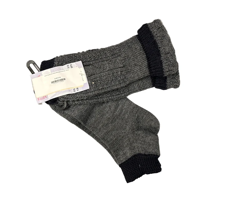 Loferl Socken Set Lusana dunkelgrau marine mit Stickerei