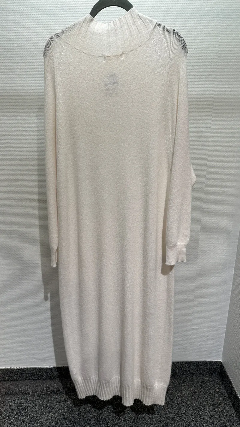 Kleid Strick V Milano creme