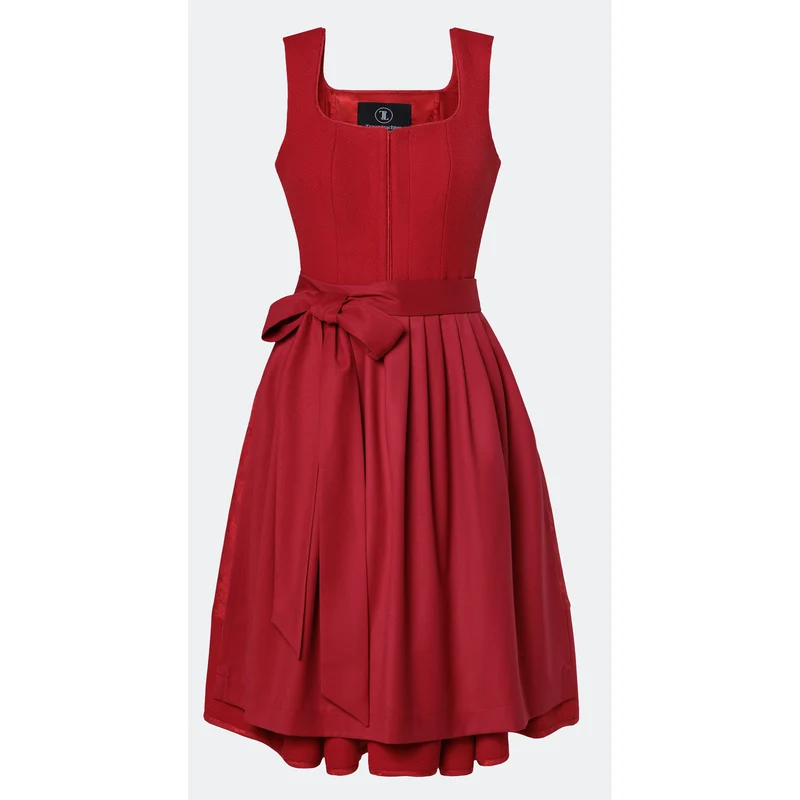 Dirndl Amalie in purpurrot