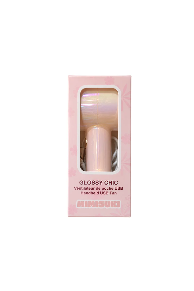 MINISUKI - Mini Ventilator Glossy Chic - Rose - FAN018