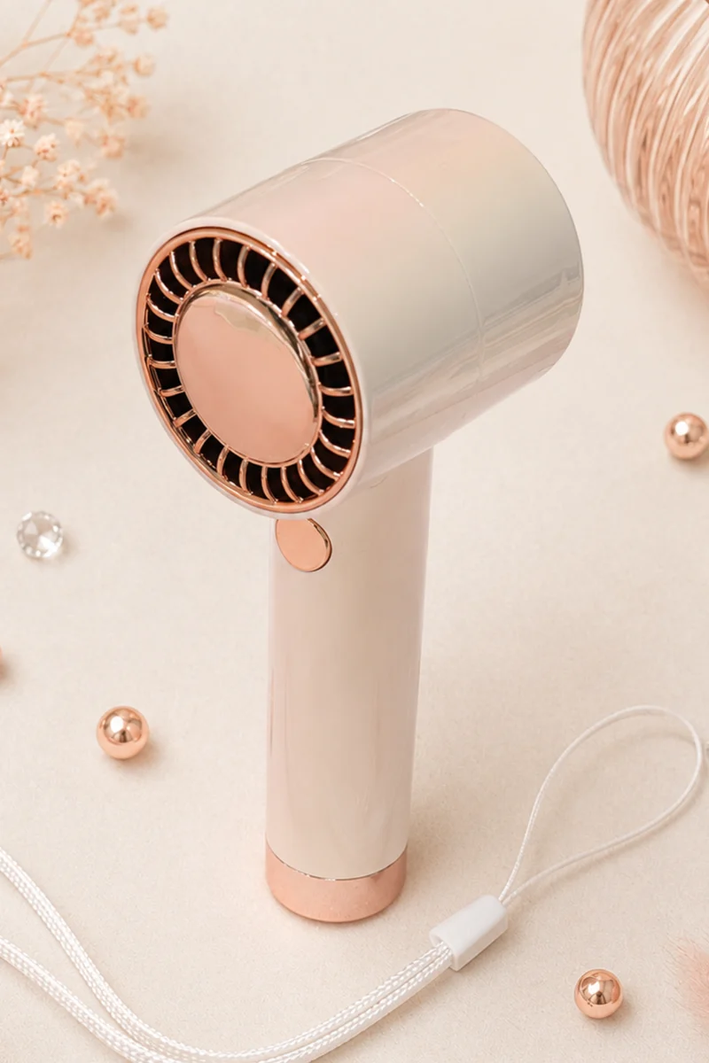MINISUKI - Mini Ventilator Glossy Chic - Rose - FAN018
