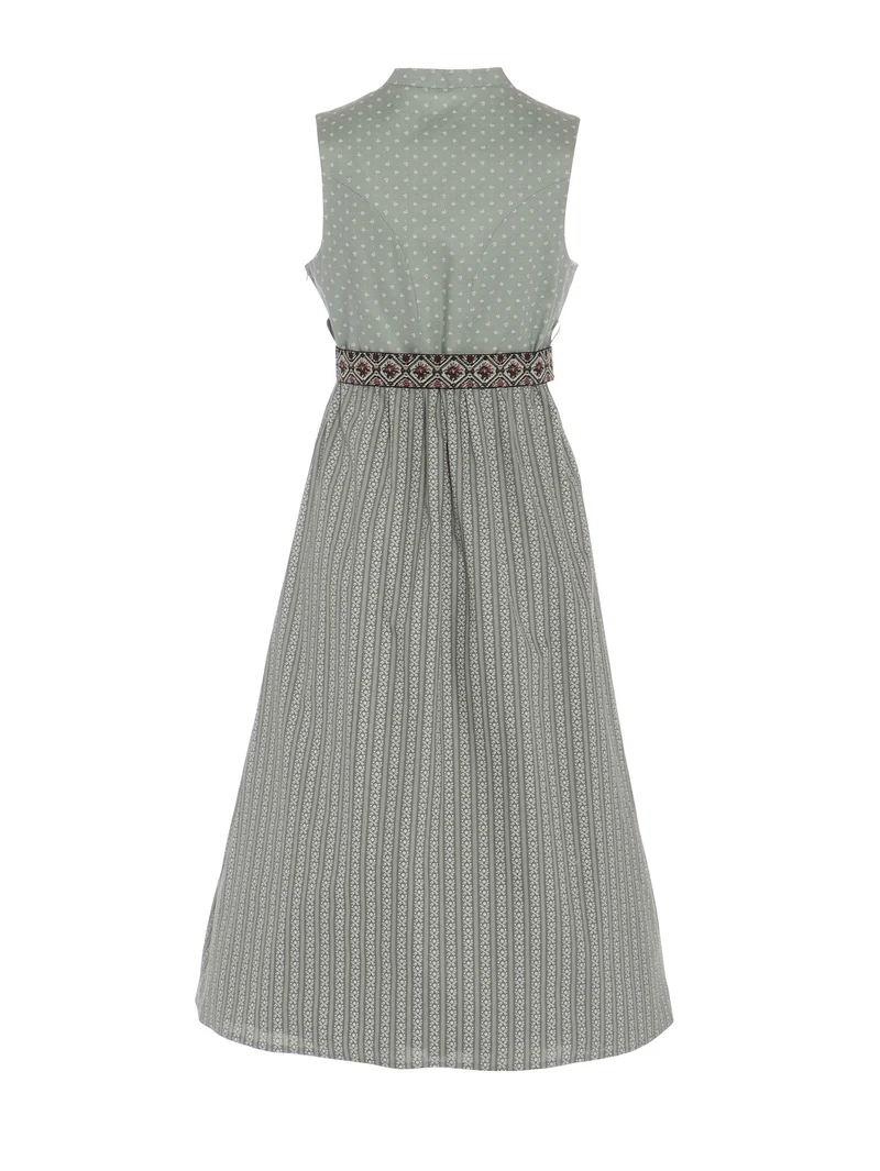 Umstandsdirndl mit Samt-Stretchgürtel