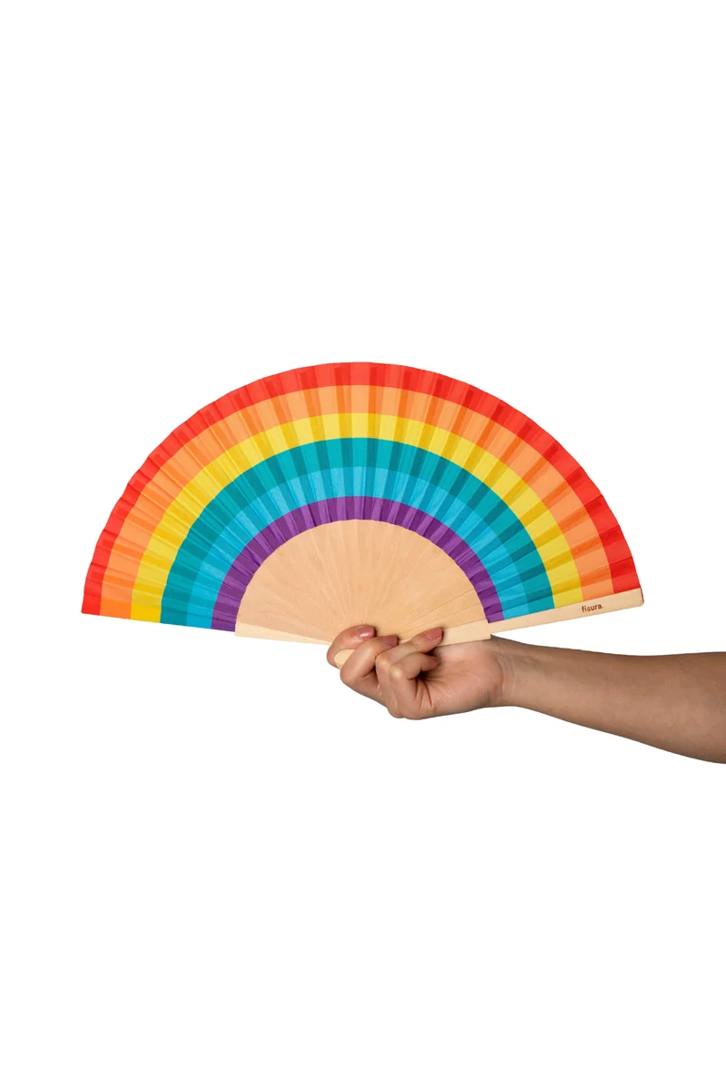 Fächer „Rainbow“ - 42,5 × 23 cm