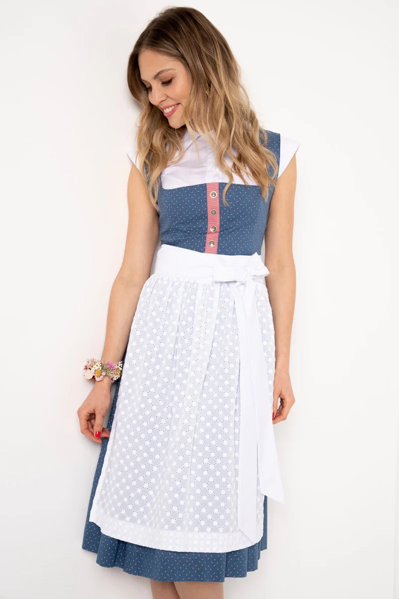 BW DIRNDL VINTAGE FLOWERS HORTENSIE