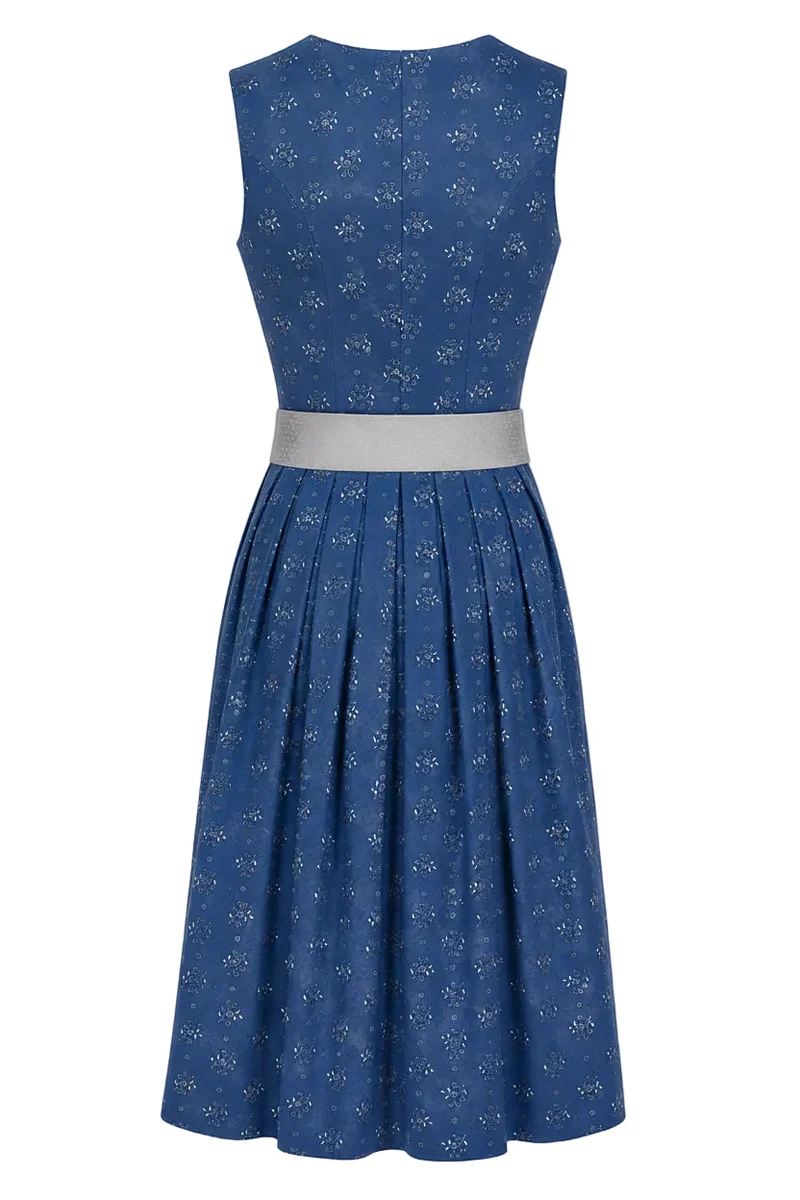 Klassisches Baumwolldirndl mit Blümchendruck