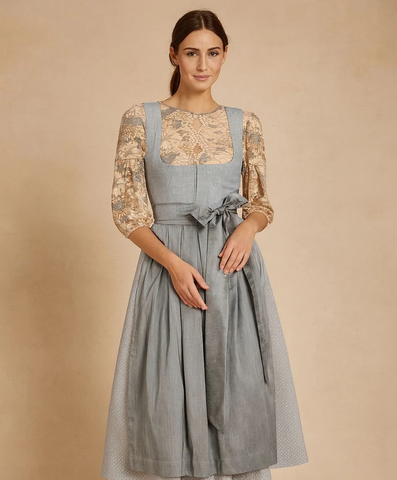 Dirndl Kaiserjäger hellgrau 70cm