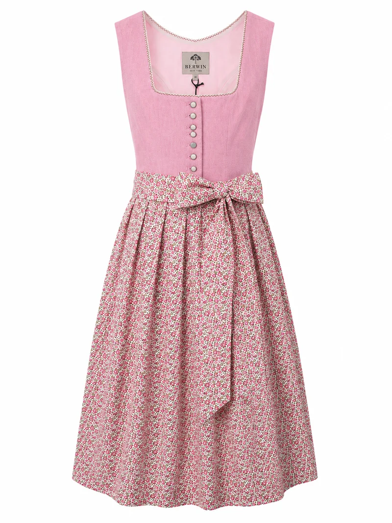 Klassisches Dirndl mit Jacquard-Oberteil
