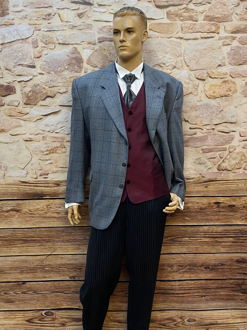 20er Jahre Herren Outfit Gr. 62 – Unikat mit Vintage Stresemannhose