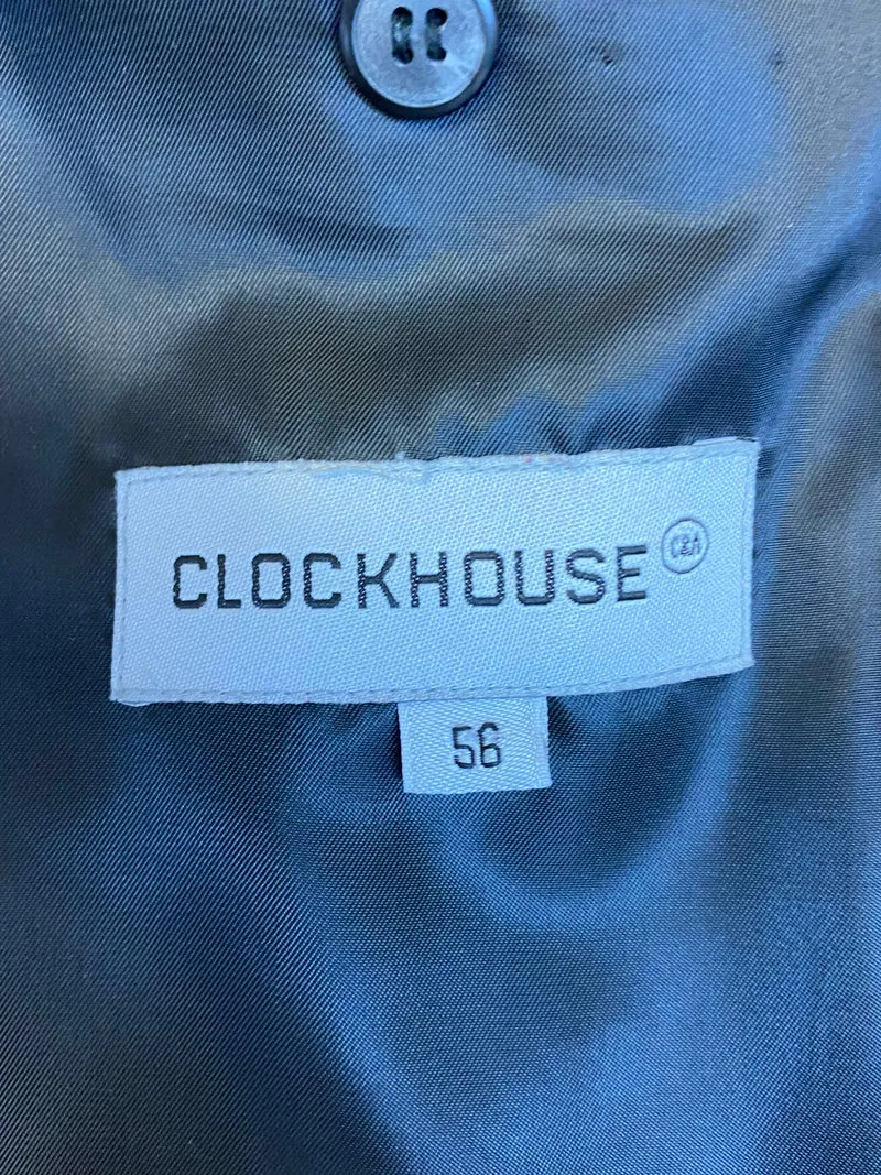 Vintage Nadelstreifenanzug Gr. 54/56 – Clockhouse mit Hemd & Fliege