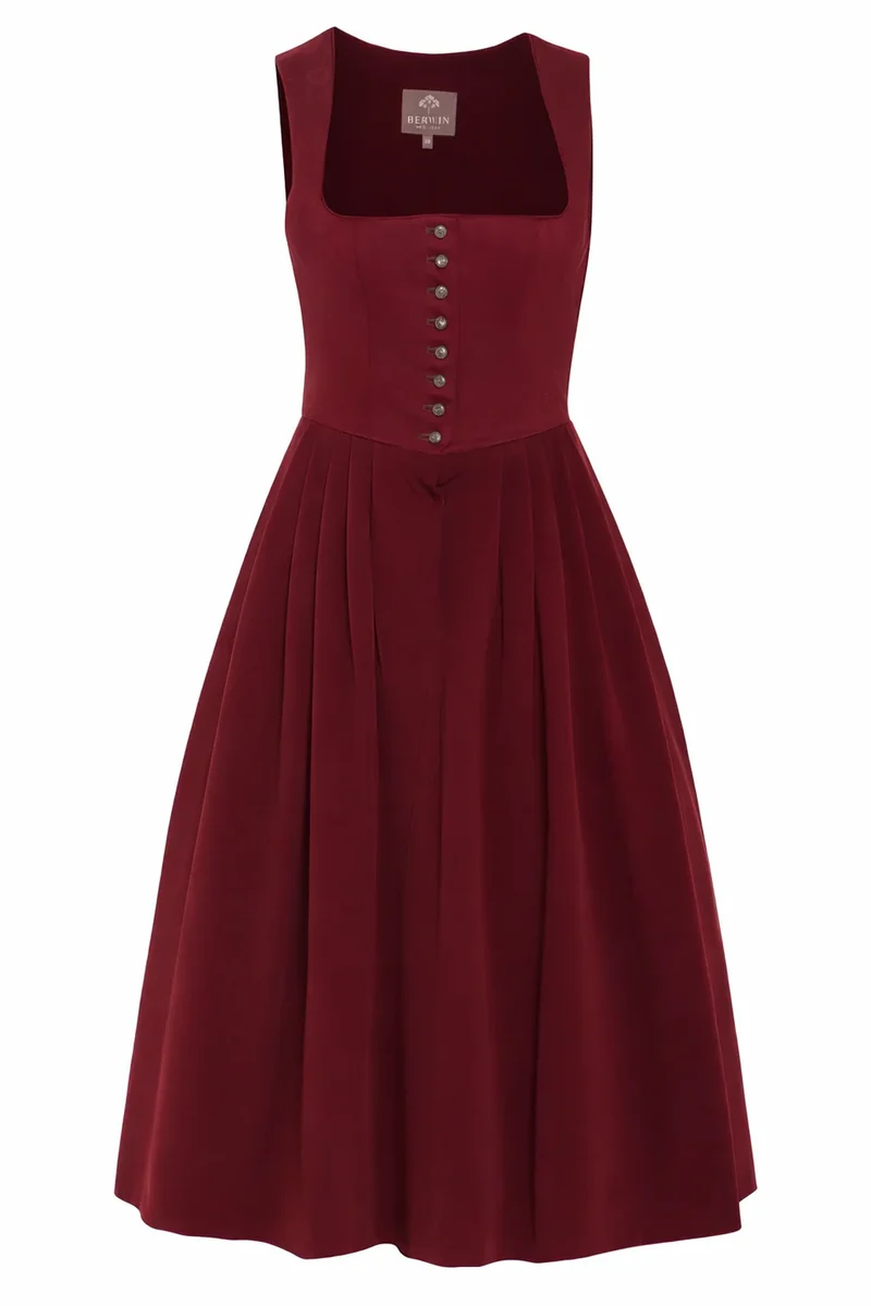 Dirndl ohne Schürze aus Jacquard – 70 cm