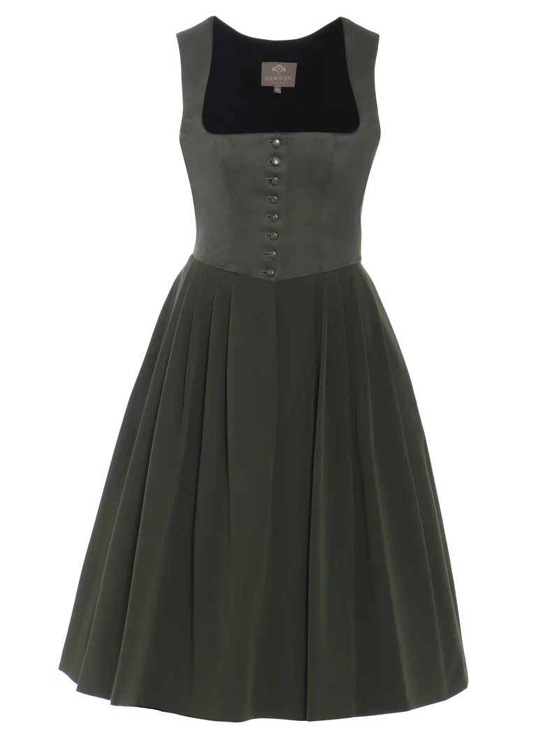 Dirndl ohne Schürze aus Jacquard – 70 cm