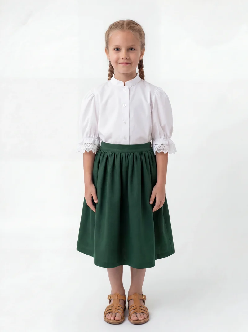 Trachten Kinder Bluse