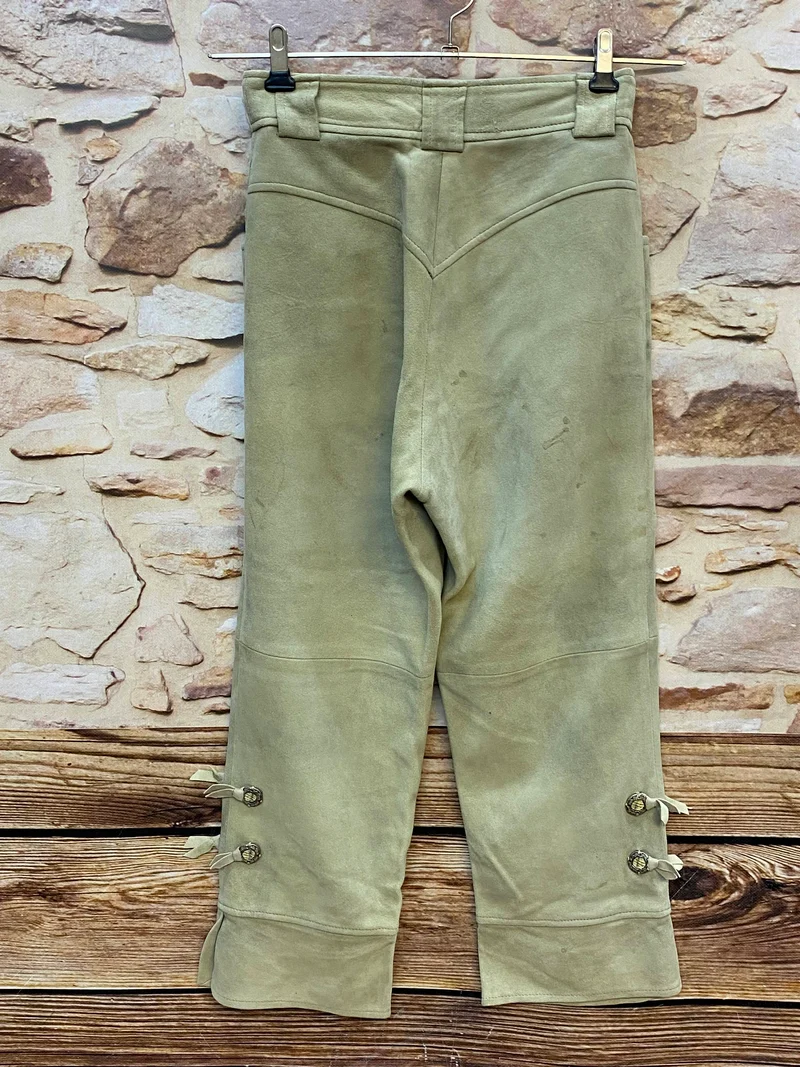 Damen Trachtenlederhose 7/8 Gr. 36 – Alt Salzburg