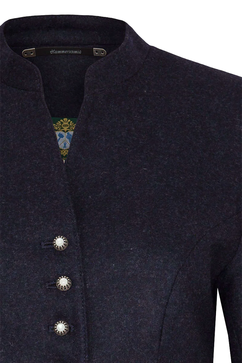 Damen Trachten Lodenblazer Stretch - dunkelblau