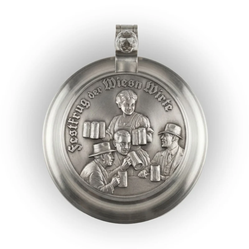 Offizieller Wiesnwirte-Krug 2026 mit Zinndeckel