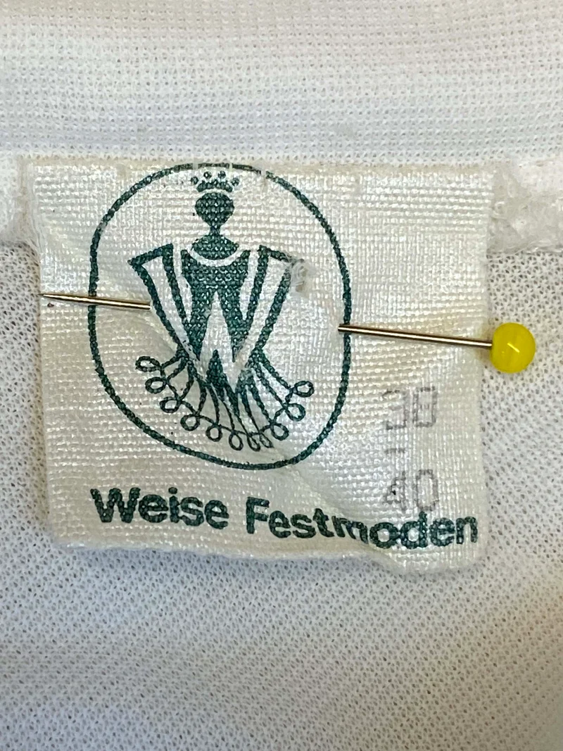 Vintage Reifrock Gr. 40 mit 2 Reifen – Weiße Festmoden