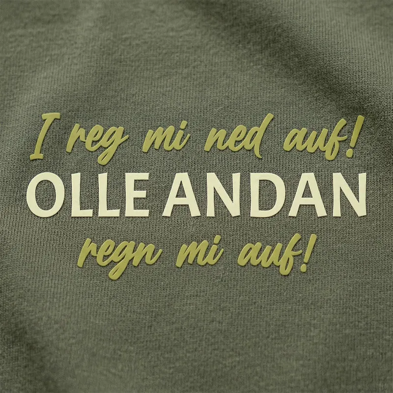 Hoodie "I reg mi ned auf..."