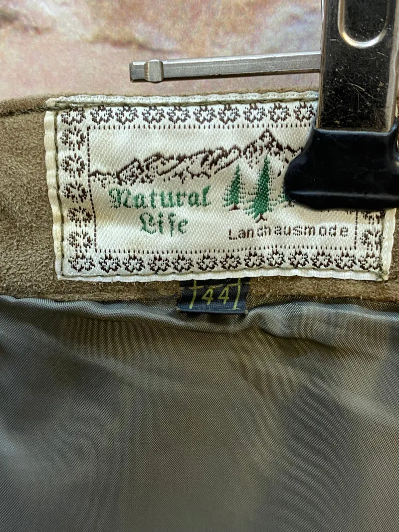Vintage Damen Kniebundlederhose Natural Life – Gr. 44