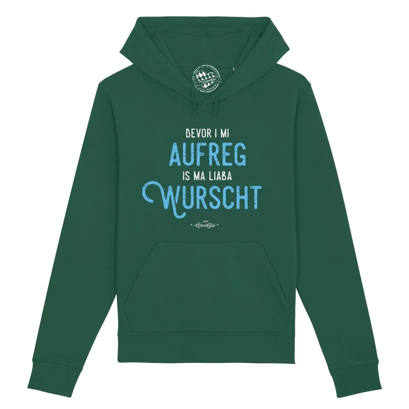 Unisex Hoodie "Bevor i mi aufreg..."