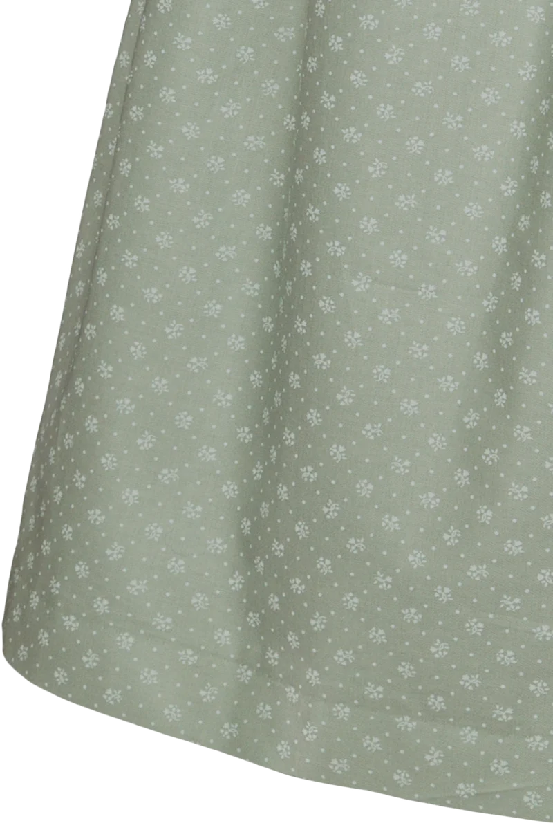 Umstandsdirndl mit Streublumen-Muster - schilf