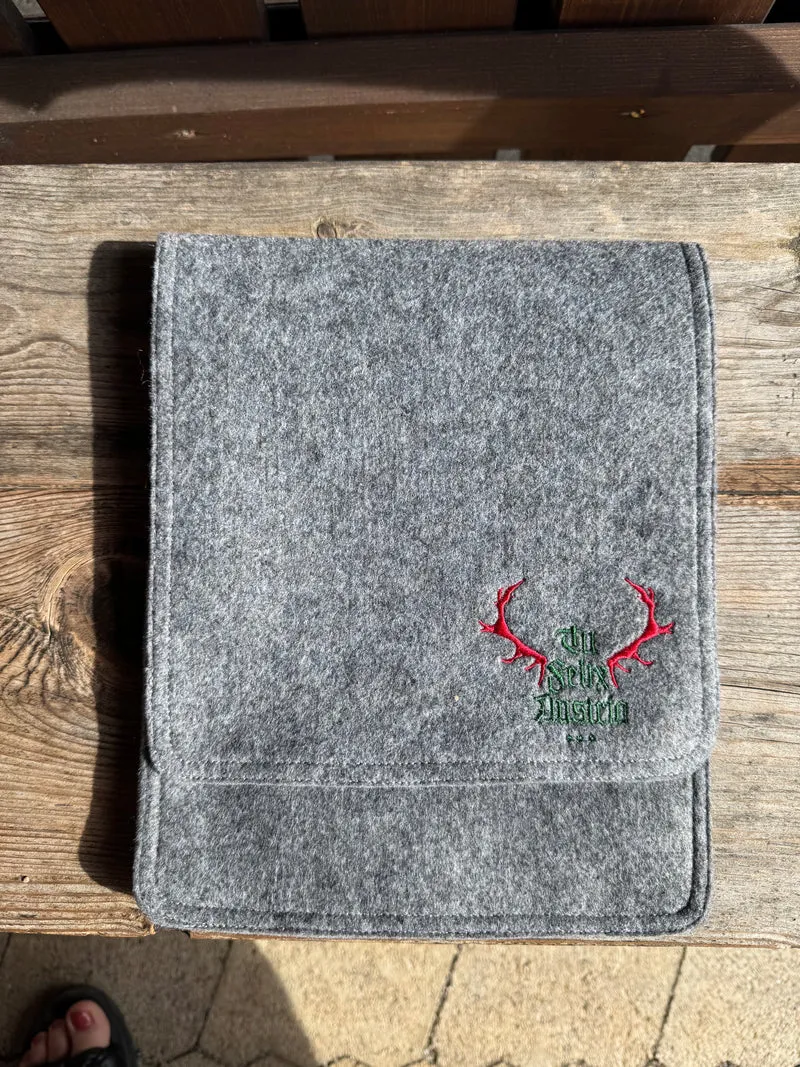 IPad Schutz, Tablettasche, Filz, grau,