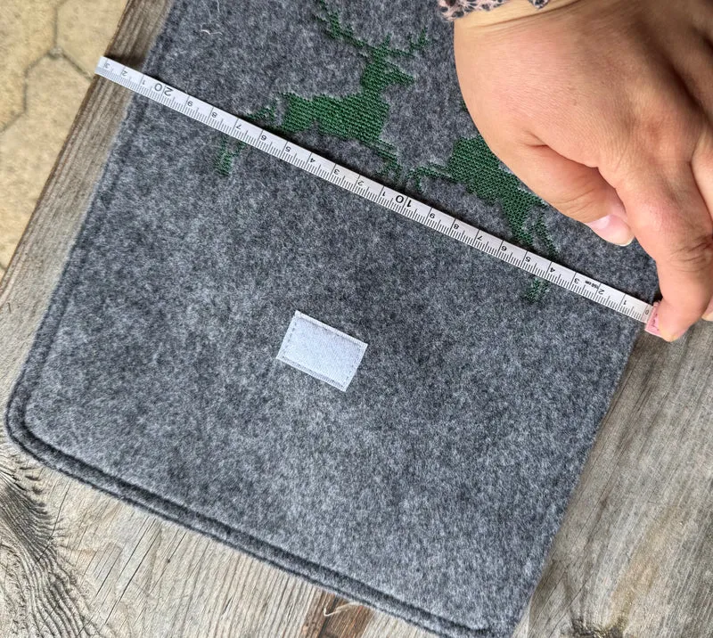 IPad Schutz, Tablettasche, Filz, grau,