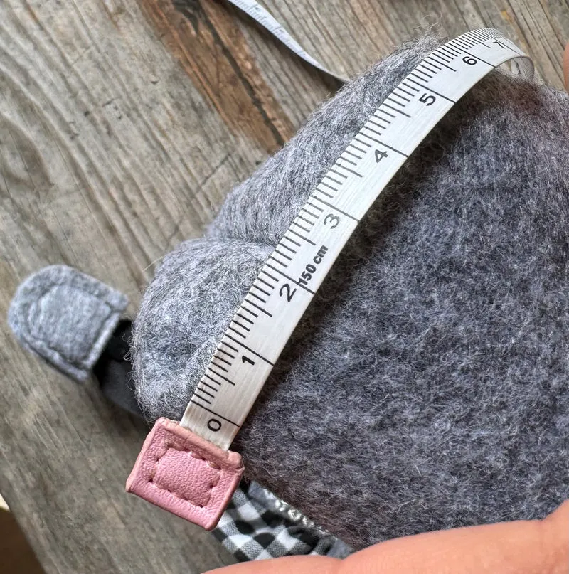 Handtasche, Filz, Ellersdorfer, Design, grau, Hirsch