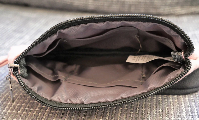 Schminktasche, Federmäppchen rosa, Canvas, Zuckersüß