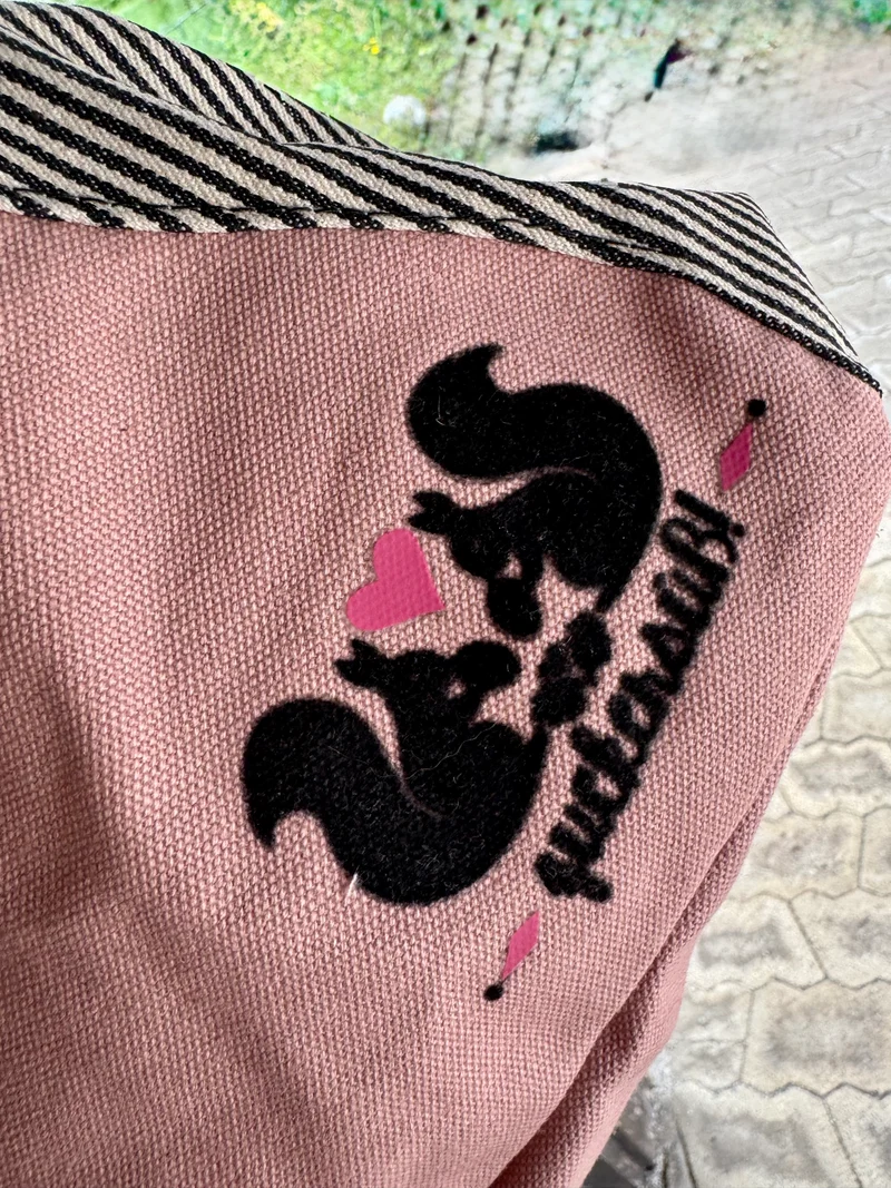 Handtasche, Umhängetasche, rosa, Canvas, Zuckersüße