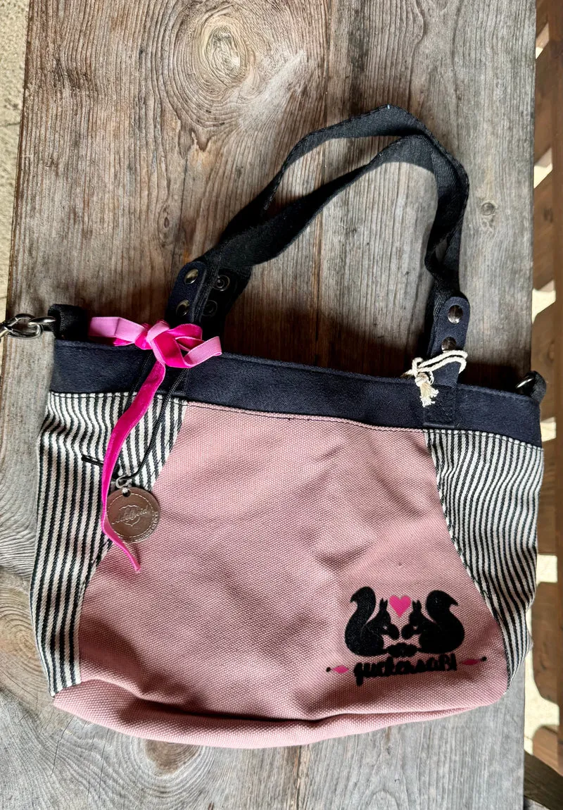 Handtasche, Umhängetasche, rosa, Canvas, Zuckersüße