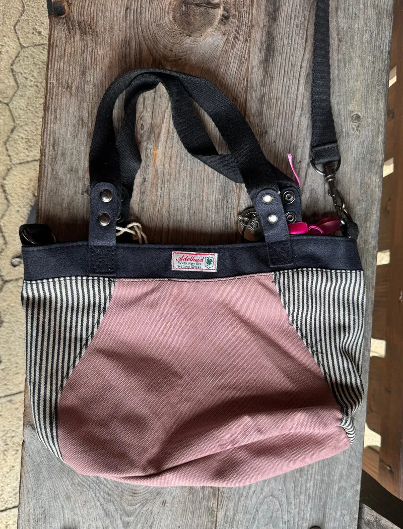 Handtasche, Umhängetasche, rosa, Canvas, Zuckersüße