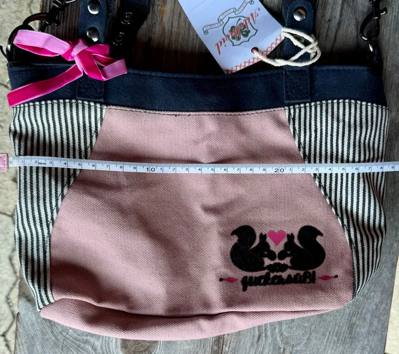Handtasche, Umhängetasche, rosa, Canvas, Zuckersüße