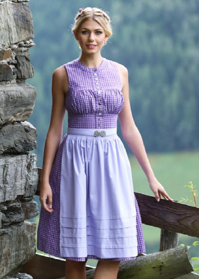 Dirndl die Hoamat by Wenger Lila