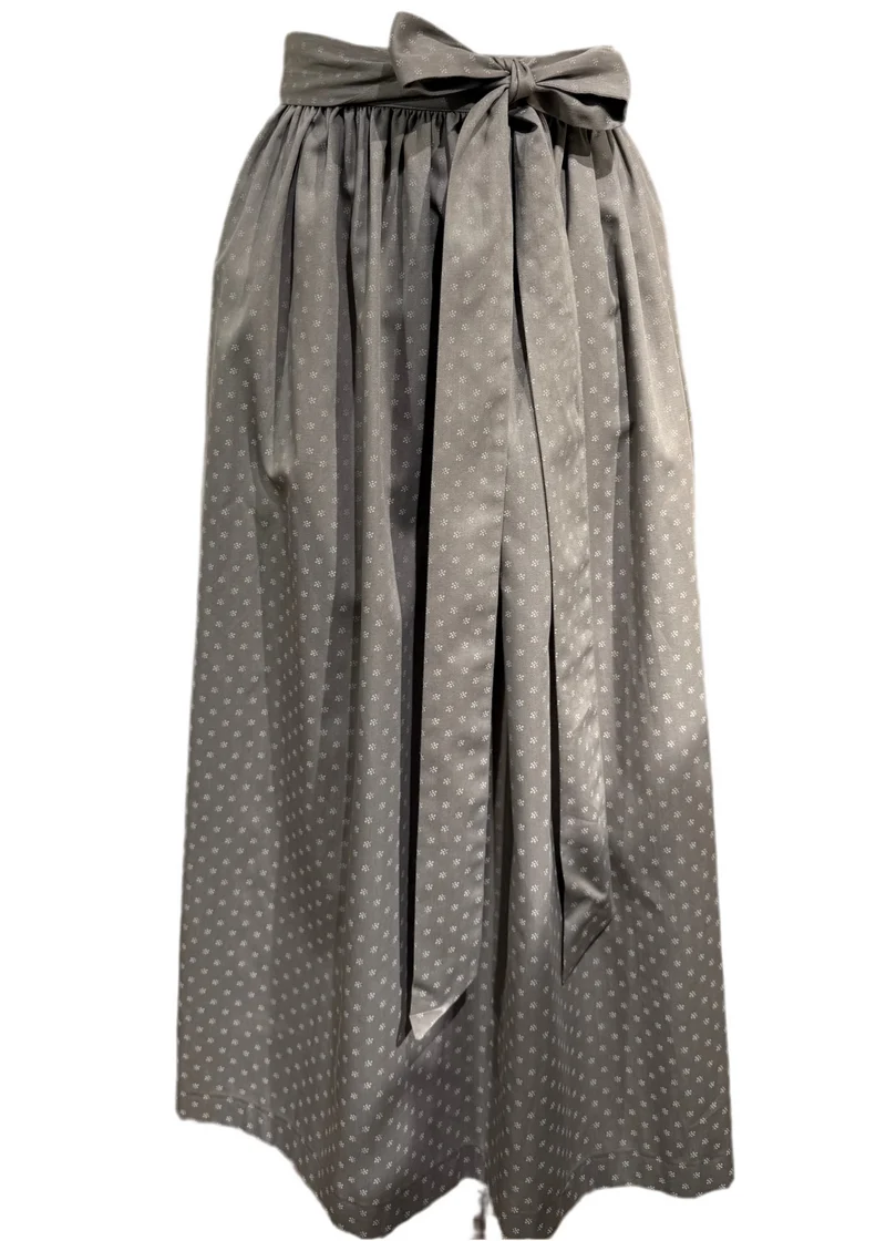 Dirndlschürze Anno Domini Design Lina grau 80cm