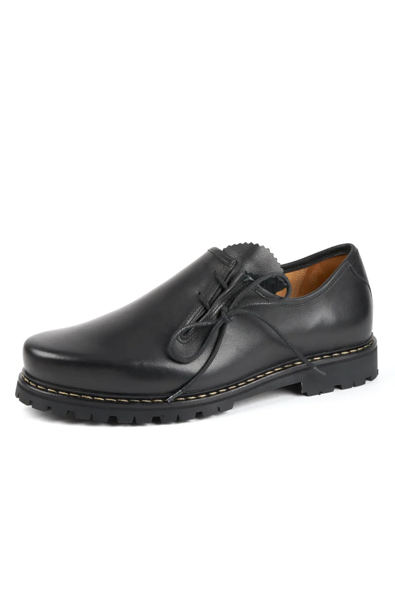 Dirndl & Bua Haferlschuh Rindbox Schwarz
