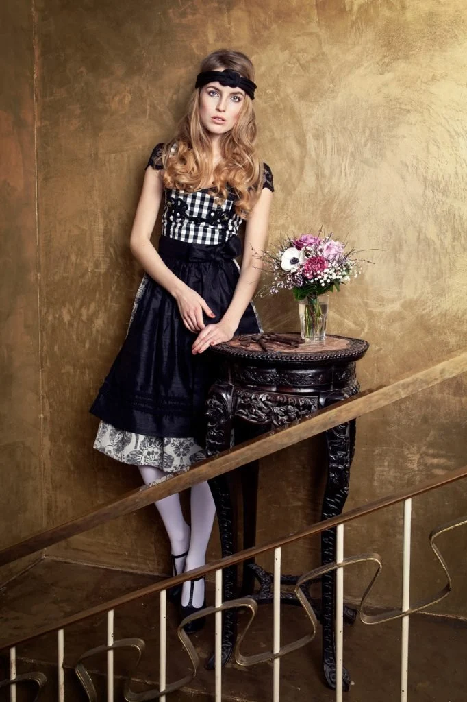 DIRNDL COCO MADEMOISELLE SCHWARZ/WEISS