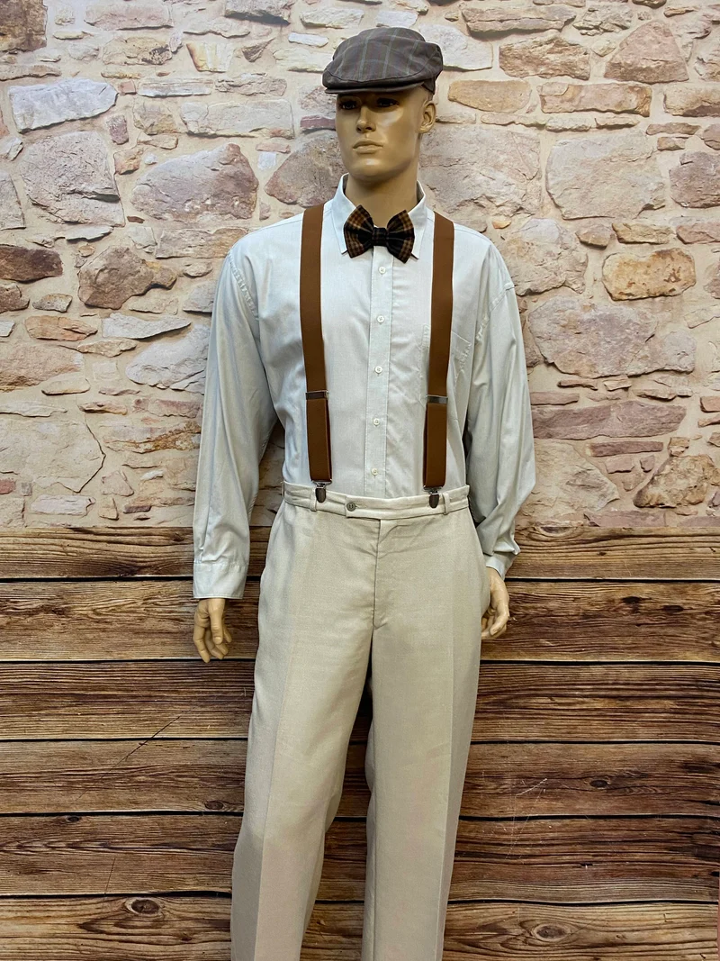 20er Jahre Herren Outfit Vintage Gr. 60 mit Schiebermütze