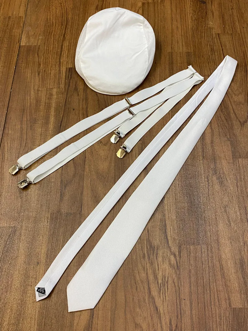 20er Jahre Herren Nadelstreifenanzug Gr. 50/52 mit Accessoires