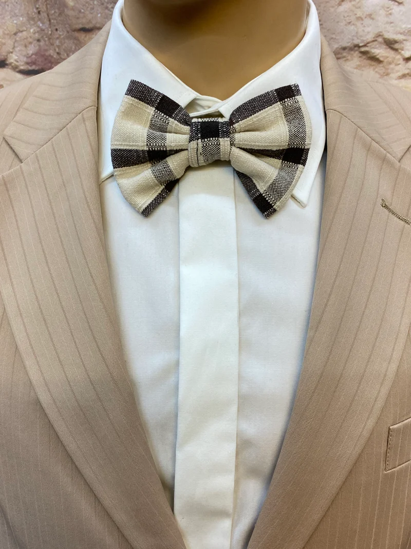 20er Jahre Herren Outfit Gr. 54 – beige mit Knickerbocker, Schiebermütze & Accessoires