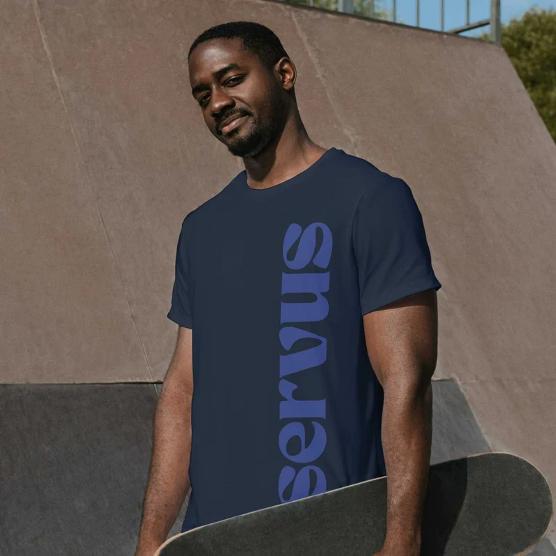 Herren T-Shirt "Servus"
