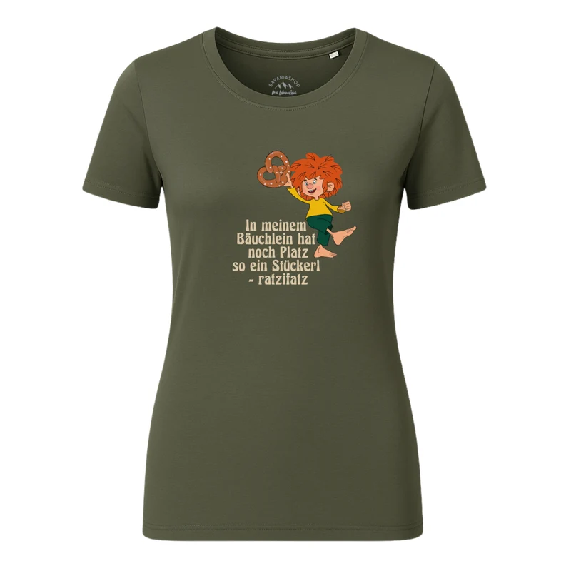 ®Pumuckl T-Shirt Damen "Brezn Stückerl"