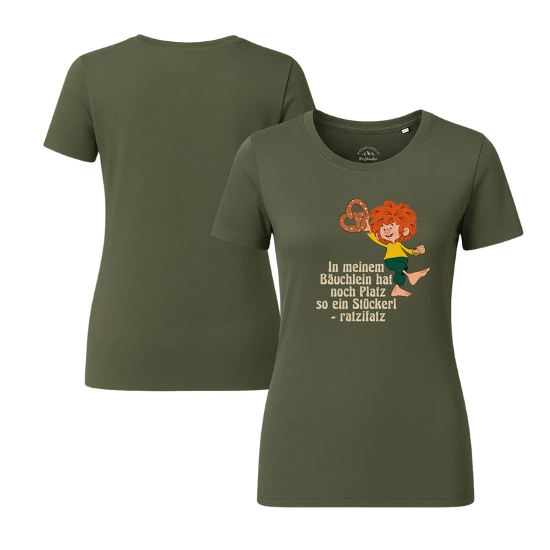 ®Pumuckl T-Shirt Damen "Brezn Stückerl"