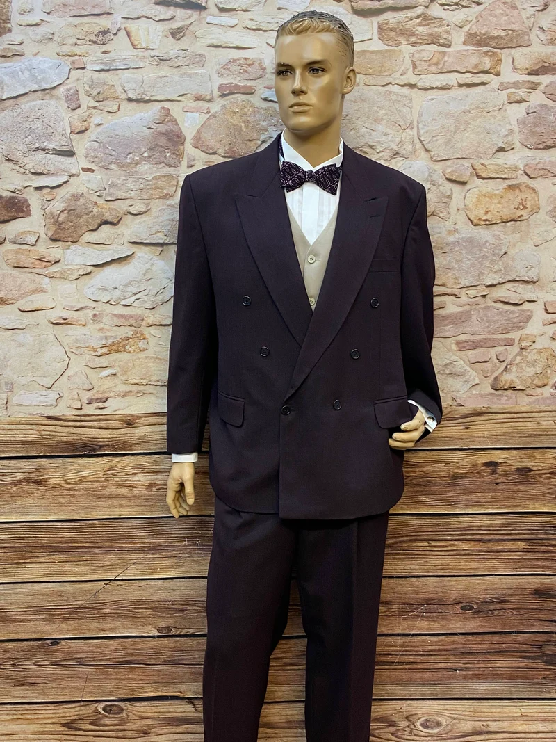 20er Jahre Herren Outfit Gr. 28 – Anzug, Weste & Fliege