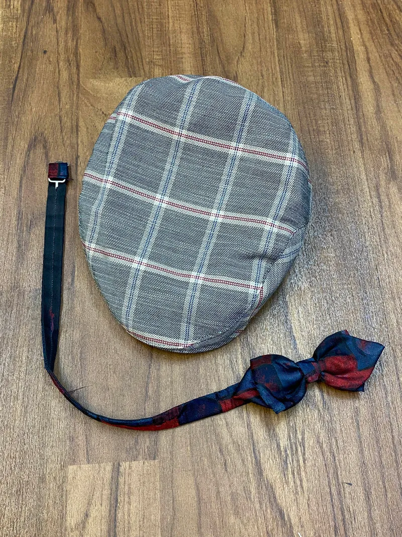 20er Jahre Herren Outfit Gr. 54 – Hosenträger, Bundfaltenhose & Schiebermütze