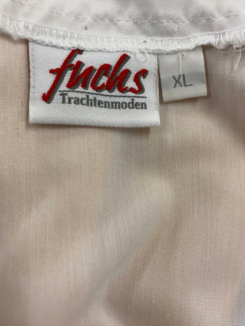 Vintage Dirndl Grün mit Stickerei & Schürze – Gr. 48/50
