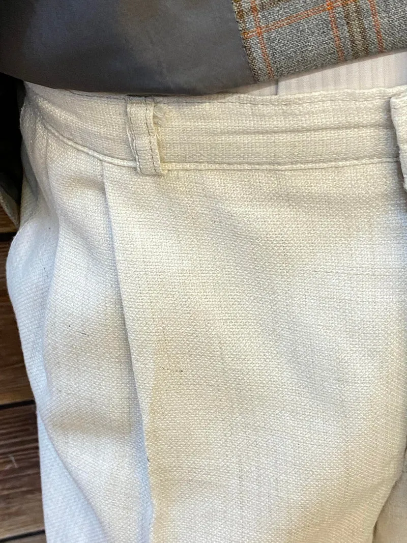 20er Jahre Herren Outfit Gr. 50 – Karo Sakko Creme