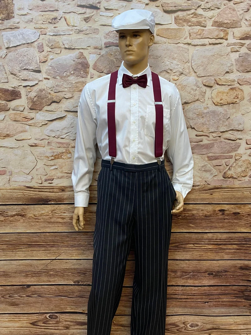 20er Jahre Herren Outfit Gr. 54 – Nadelstreifen