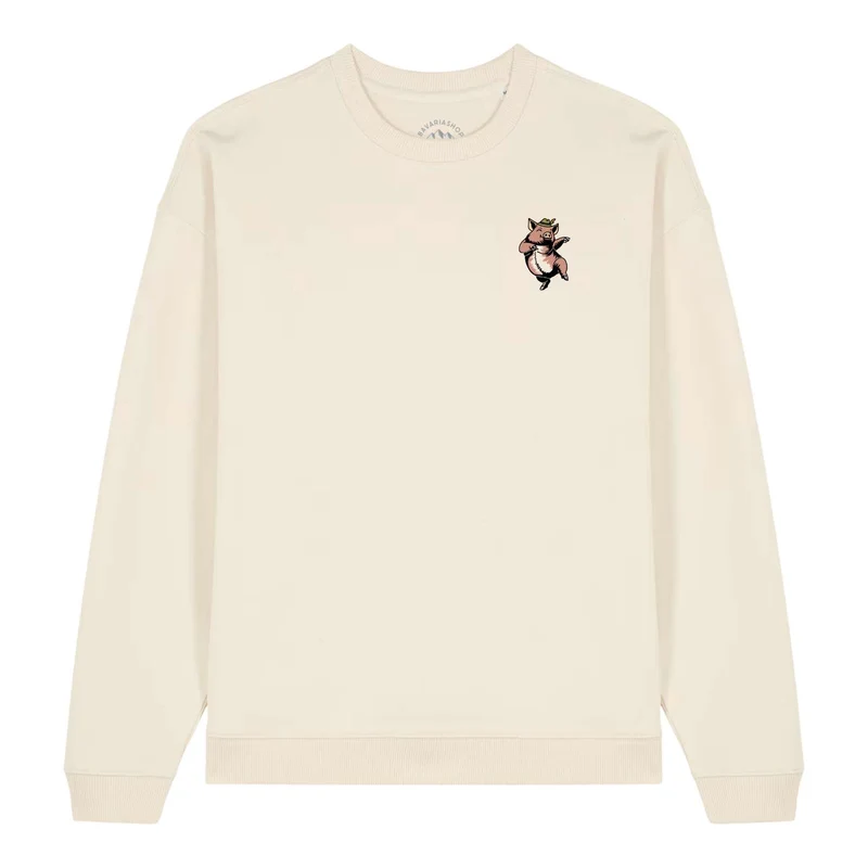 Unisex Rezept Pullover "Schweinsbraten"